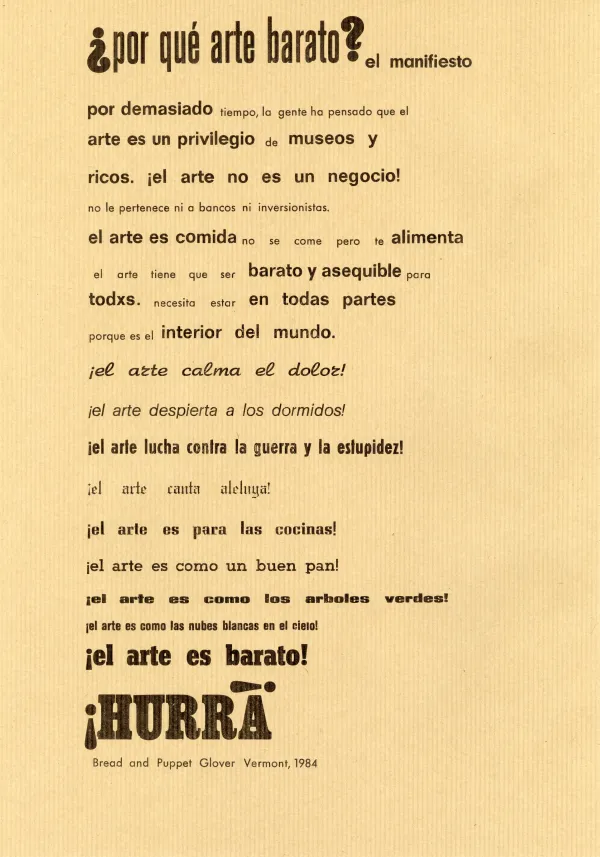 Homenaje al manifiesto barato - imagen 2