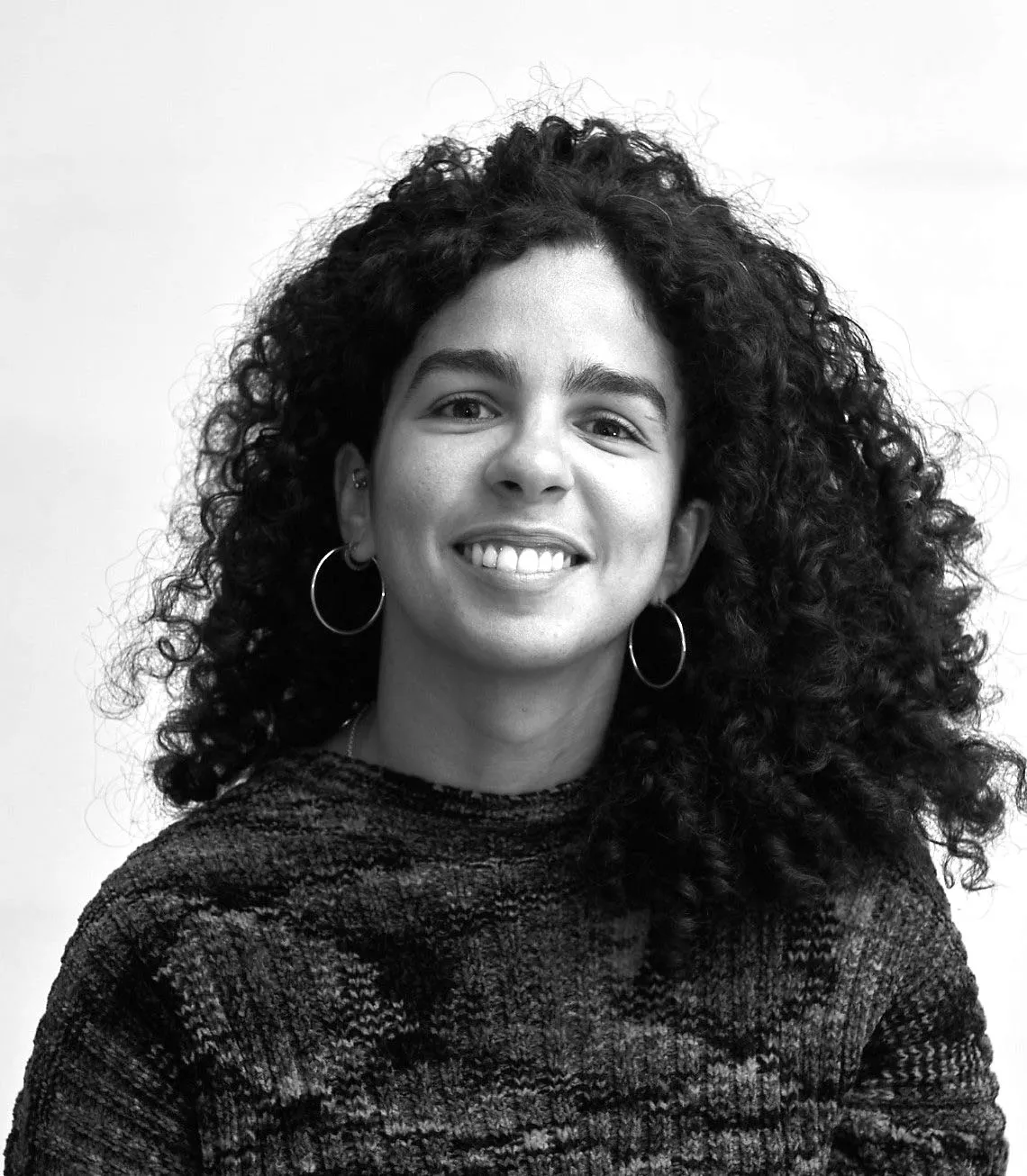 foto portrait con el cabello suelto